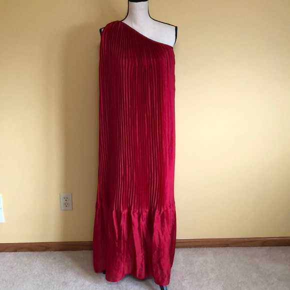 Free people Chelsea red Christmas gown dress Sz S - Picture 2 of 8